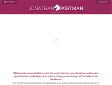 Tablet Screenshot of jonathanportmanracing.com